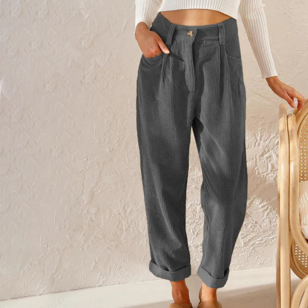 Clara | Women's High-Waist Pants | Relaxed Fit