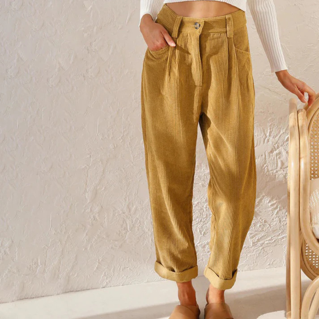 Clara | Women's High-Waist Pants | Relaxed Fit