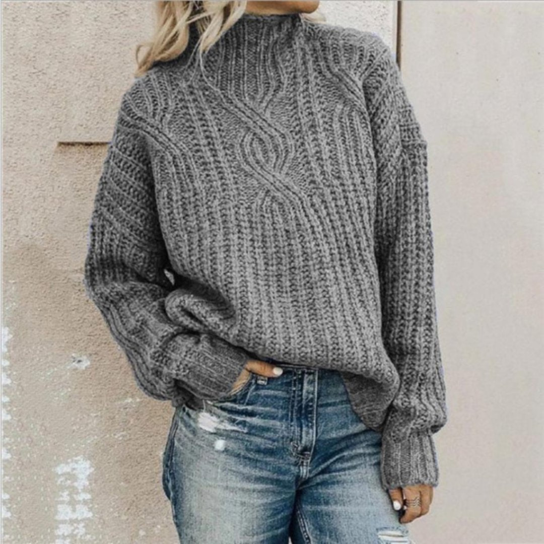 Maya | Women's Knitted Turtleneck Sweater | Cozy