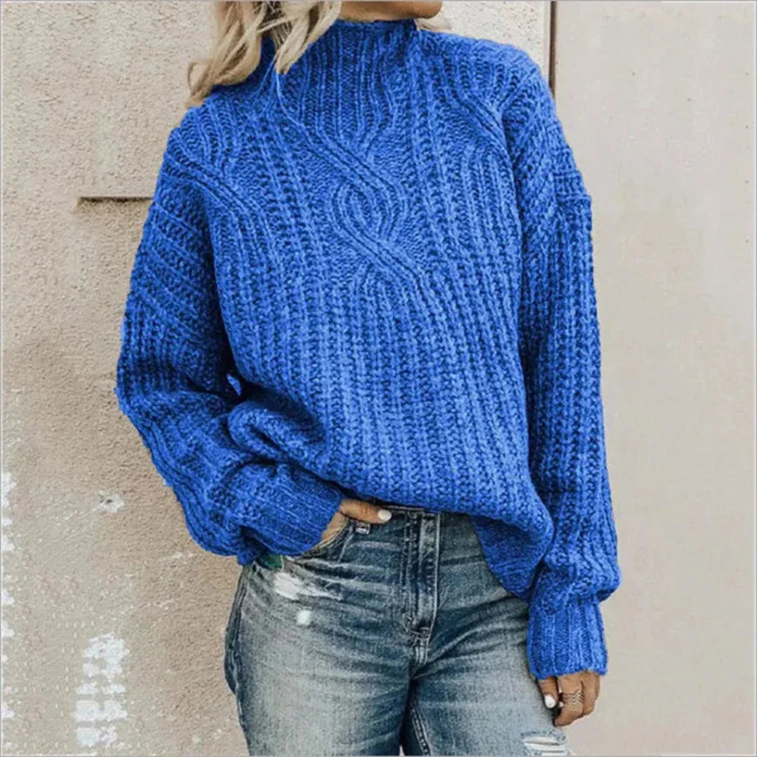 Maya | Women's Knitted Turtleneck Sweater | Cozy