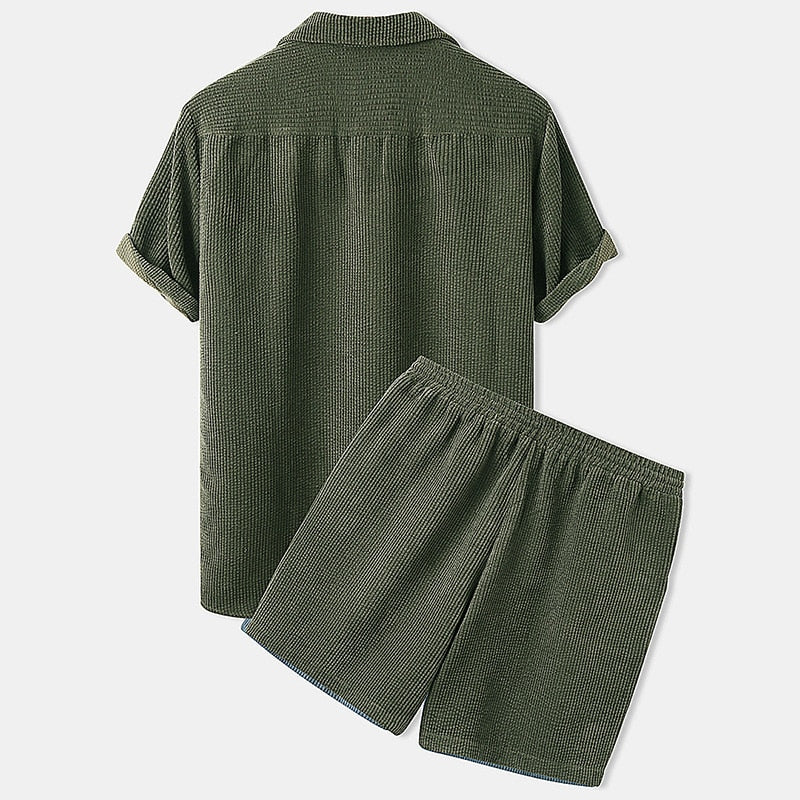 Nico | Men's Casual Shirt and Shorts Set | Relaxed