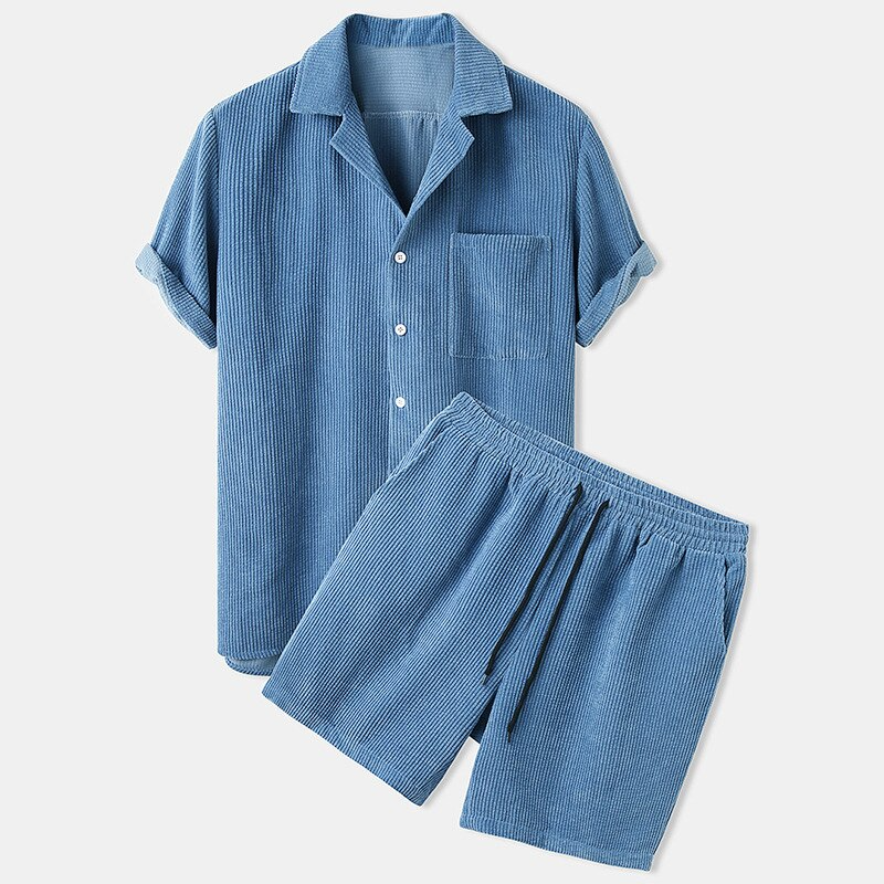 Nico | Men's Casual Shirt and Shorts Set | Relaxed