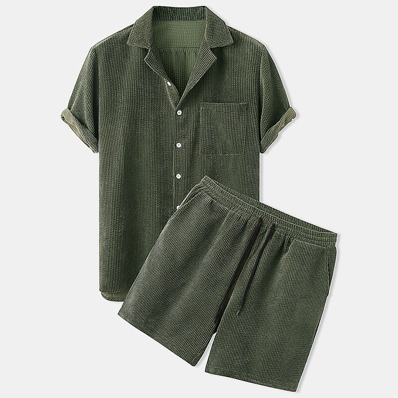 Nico | Men's Casual Shirt and Shorts Set | Relaxed