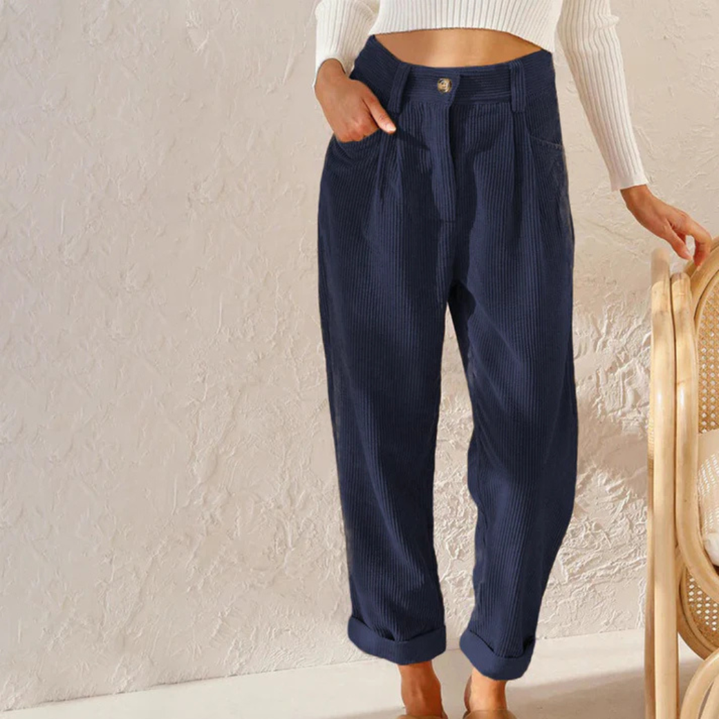 Clara | Women's High-Waist Pants | Relaxed Fit